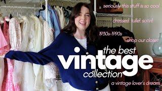 showing you my mom's insane vintage clothing collection!! a vintage lover's dream