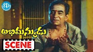 Abhimanyudu Movie Scenes - J V Somayajulu Introduction Scene || Shoban Babu, Vijaya Shanthi