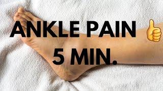 Ankle Pain Relief || Ankle Sprain || Electrical Stimulation for Ankle Pain ||