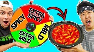 Spicy Mukbang Mystery Wheel Challenge