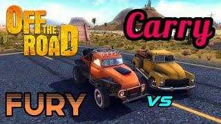 OFF THE ROAD: Fury VS Carry Drag Race! | Off The Road Multiplayer Gameplay 