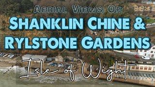 Aerial Views of Shanklin Chine and Rylstone Garden Cliffs, Isle of Wight