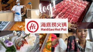 VLOG | HAIDILAO HOT POT | NEW @ UTC LA JOLLA