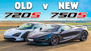 McLaren 750S v 720S: DRAG RACE