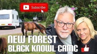 BLACK KNOWL Caravan & Motorhome Club site. #BlackKnowl #NewForest #Hampshire