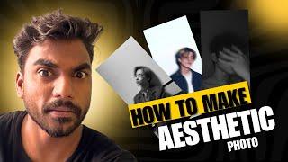 how to add blur to photo | Aesthetic photo editing tutorial | aesthetic photo