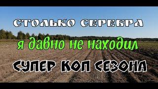 №124 СТОЛЬКО СЕРЕБРА Я ДАВНО НЕ НАХОДИЛ, СУПЕР КОП СЕЗОНА. ПОИСК АРТЕФАКТОВ И СТАРИНЫ С ЭКВИНОКС800.