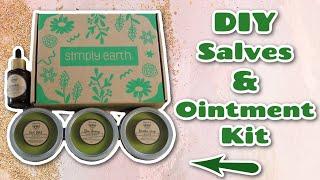 DIY Salves & Ointments Simply Earth Essential Oil Kit!