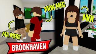 MON MEC ME TROMPE AVEC MA MÈRE  sur BROOKHAVEN RP ! ROBLOX FR