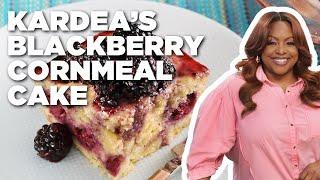 Kardea Brown's Blackberry Lavender Cornmeal Cake | Delicious Miss Brown | Food Network