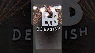 Debasish name brand logo #shorts #viral #art #logo #trending #logodesign #youtubeshorts #brand