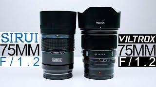 SIRUI 75MM F1.2 vs VILTROX 75MM F1.2 | NIKON ZF | BEST APSC PORTRAIT LENS | 16mm 75mm Sniper Series