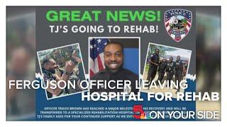 How to help send off Officer Travis Brown as he leaves the hospital for rehab