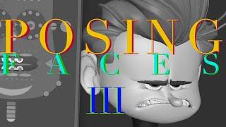 Posing faces with appeal III - Anger - quick 3d animation tips