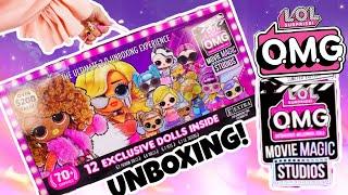 LOL OMG MOVIE MAGIC Studios Set UNBOXING! 12 Exclusive Dolls 2 New OMG Dolls