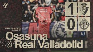 Resumen del Osasuna 1-0 Real Valladolid | Jornada 12 @LaLiga  | Club Atlético Osasuna