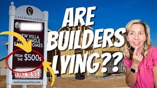 NEW CONSTRUCTION COST.Are Builders LYING to you???