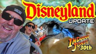 DISNEYLAND WEEKLY UPDATE! Indiana Jones Anniversary, TRAIN Testing, NEW Merch + FOOD & WINE FAIL?