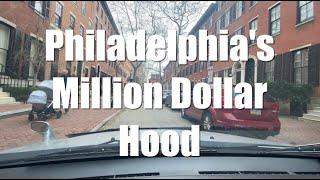 Driving Tour Philadelphia's Million Dollar Hood | Rittenhouse Square Luxury High Rise (Narrated)