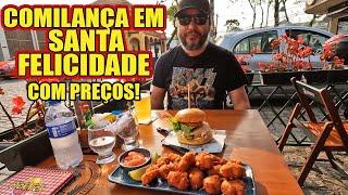 QUANTO CUSTA COMER EM SANTA FELICIDADE, BAIRRO  GASTRONÔMICO, TÍPICO ITALIANO DE CURITIBA