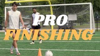 Professional Finishing Training with Goal Keeper