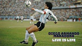 Diego Armando Maradona► Live is Life ● Skills and Goals | HD  