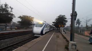 First High Speed Commercial Run Of Howrah-New Jalpaiguri Vandebharat Express