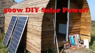 Building a Glamping Pod - Part 16 | DIY 500W Solar Power!