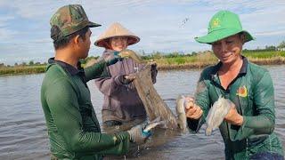 Cậu Tư Hôm Nay Bắt Cá Quá Đỉnh, Cậu Cháu Trúng Mánh Nhiều Cá Ngon #ỐcNhỏMiềnTây