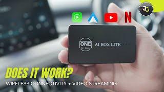 Wireless Apple CarPlay & Android Auto | Watch Netflix and YouTube | OneCarStereo AI BOX LITE Review