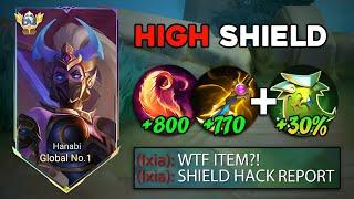 WHEN GLOBAL HANABI ABUSE THIS HIGH SHIELD HACK BUILD AND SPELL FOR 2024!! ( must try! )