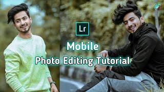 How To Edit Moody Yellow And Blue Tone Photo Efect | Lightroom Mobile