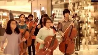 chinese flash mob star wars theme classic musique  awesome 2016