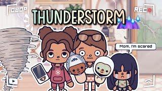 THUNDERSTORM ️ || Toca boca TIKTOK roleplay  NOT MINE