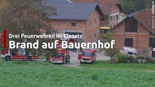 Brand im Heizraum eines Wohngebäudes auf einem Bauernhof in Grieskirchen