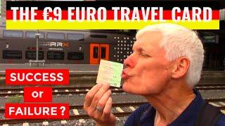 THE GERMAN €9 EURO TRAVEL CARD EXPERIMENT: Success or fail ?