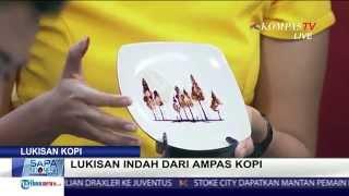 Lukisan Indah dari Ampas Kopi