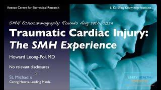 Traumatic Cardiac Injury: The St. Michael's Experience