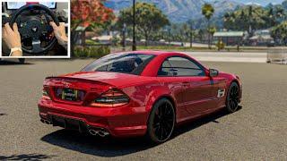 Mercedes SL63 AMG 2009 - The Crew Motorfest | Steering Wheel Gameplay