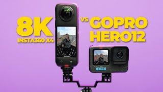 Insta360 X4 vs GoPro Hero 12! First 8K 360 camera!