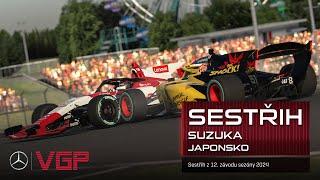 Mercedes-Benz Virtual GP 2024 - Sestřih 12. závodu - Suzuka