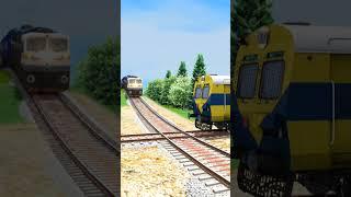 TRAINS CROSSING BUMPY BRANCHED TRACKS #2  #train