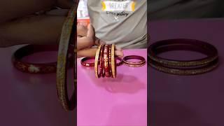 Maroon Bangles For Chath Puja ️#chathpuja #shots #viral #trending #festival