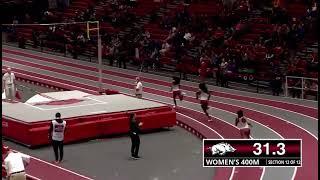 TYSON INVITATIONAL : ARKANSAS WOMEN SHINES IN 400M