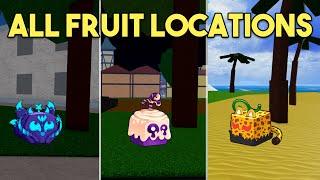 All Fruits Spawn Locations In First Sea! - ( Blox Fruits )