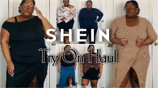 SHEIN Curve Plus Size Try On Haul | 4x Tops, Skirt, Two Piece Sets, Dresses