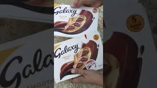 #Shorts Galaxy Chocolate Unboxing | Oddly Satisfying Video | No Music | #ASMR