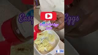 Easy spicy deviled Egg #shortsviral #cooking #music #funcooking
