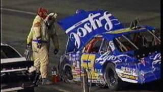 1995 NASCAR Kroger 200 - Markham, Madison, and Parsons crash