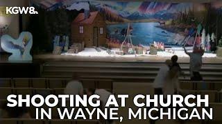 Panic at Michigan church as gunman opens fire; suspect shot dead, staffer wounded